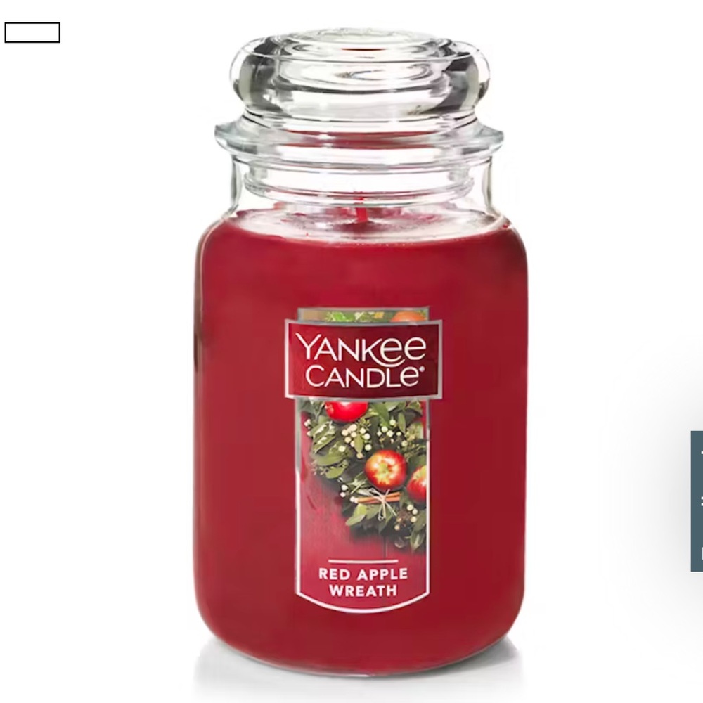 NWT Yankee Candle Red Apple Wreath - Picture 9 of 9